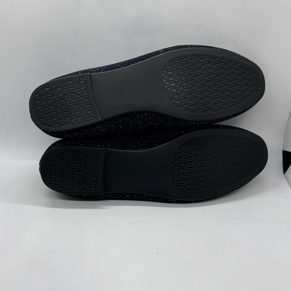 Vivaia Audrey Round-Toe Embroidered Loafer navy metallic koala bear design - Picture 10 of 11